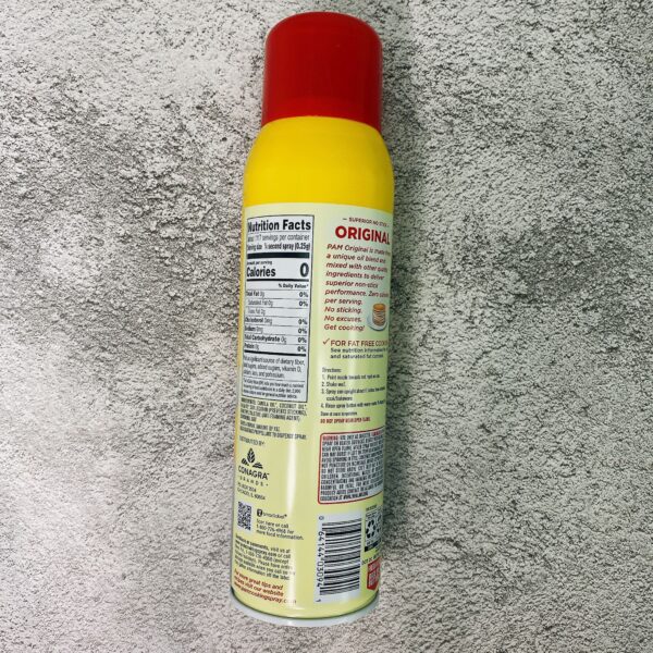 USA PAM Original Spray Oil 美國PAM不沾鑊0卡噴油 - Image 2