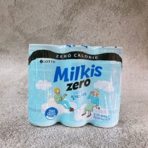 Lotte Milkis Zero 6 Cans 樂天忌廉溝鮮奶<零卡>6罐裝